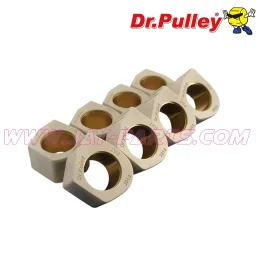 Dr. Pulley Gleitrollen Gewicht 30x18 mm (SR3018) - 8 Stück