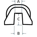 Dr. Pulley SP3019-S Abmessungen A-B