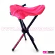3-Leg outdoor chair pink
