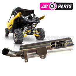 HMF Titan QS Series Edelstahl-Schalldämpfer/Billet Endkappe Yamaha YXZ 1000R