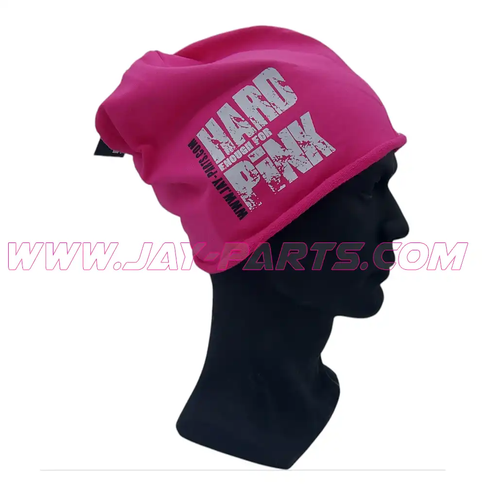 JAY PARTS Beanie "Hard enough for Pink"