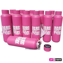 Edelstahl Flasche PINK "Hard enough for Pink"