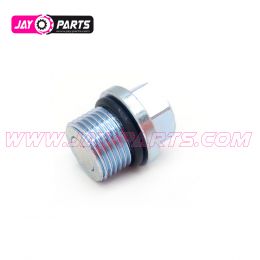 Oil Drain Plug Polaris M18 - galvanized steel - mega strong magnet