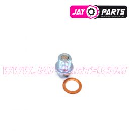 JAY PARTS Ölablassschraube Polaris M12 x 1,5 - mega starker Magnet - OEM 7052306,5812232