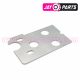 JAY PARTS Grundplatte verstärkt Polaris ATV S - Edelstahl - JP0231