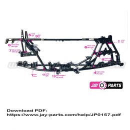 Jay Parts Verstärkungsschweisskit Polaris Scrambler & Polaris Sportsman