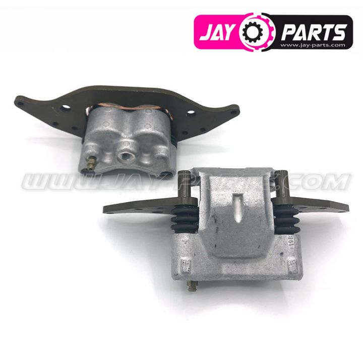 Caltric Front And Rear Brake Caliper Piston With Pads