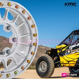 KS436 - KMC Beadlock wheel - 6 lug fitments / CAN AM Maverick R 15x6 6x139.7 ET38