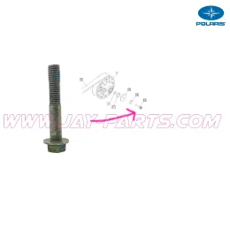 OEM Polaris Sechskantschraube mit Flansch 10 mm x 1,25 mm x 60 mm - 7519210