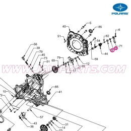 Polaris Unterlegscheiben Schalthebel Polaris - Sportsman/Scrambler 850/1000/1000 S - Polaris OEM 3234637 + 3235508