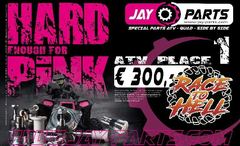 Jay Parts Sponsor of Race to Hell Italy