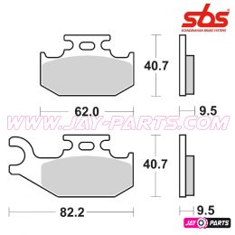 Sinter Bremsbelag SBS 767SI - Can Am