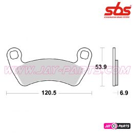 SBS 978RSI - Bremsbelag für Polaris RZR Pro & Polaris RZR Turbo