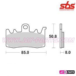 PSI-EVO Brake Pad SBS 900 HS Street - Can Am Spyder