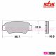 SBS 987PSI - Sinter Hi-Tech brake Pad / CFMoto Rear