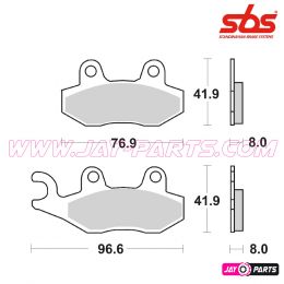 SBS 611PSI - Hi-Tech Brake Pad / Can Am / CFMoto / Suzuki / Yamaha / Triumph / Husqvarna / Derbi / Peugeot