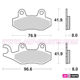 SBS 611SI- Brake Pad -  Can Am, CFMoto, Derbi, Husqvarna, Kawasaki, Suzuki und Yamaha models