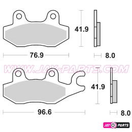 SBS 638SI- Brake Pad / CFMoto / Kawasaki / Suzuki / Yamaha