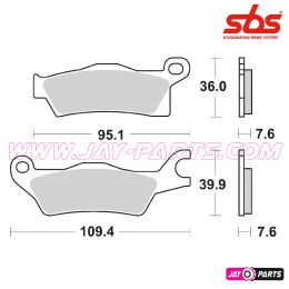 SBS 911RSI - Bremsbelag für Can Am Outlander & Can Am Renegade