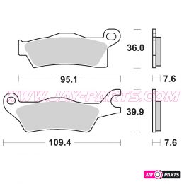 Brake Pad SBS 911SI Can Am Outlander/Renegade