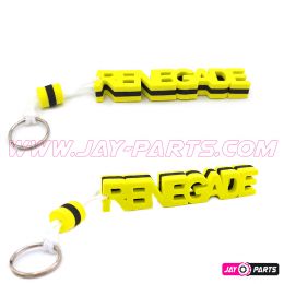 Schaumstoff Schlüsselanhänger RENEGADE gelb/schwarz/gelb