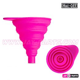 MUC-OFF Collapsable Silicone Funnel - PINK
