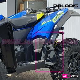 Original Polaris Rear Fender Flares / Mud Flaps Polaris Scrambler - www.jay-parts.com