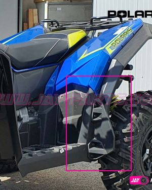 Kotflügelverbreiterung / Mud Flaps / Hinten – Polaris Scrambler