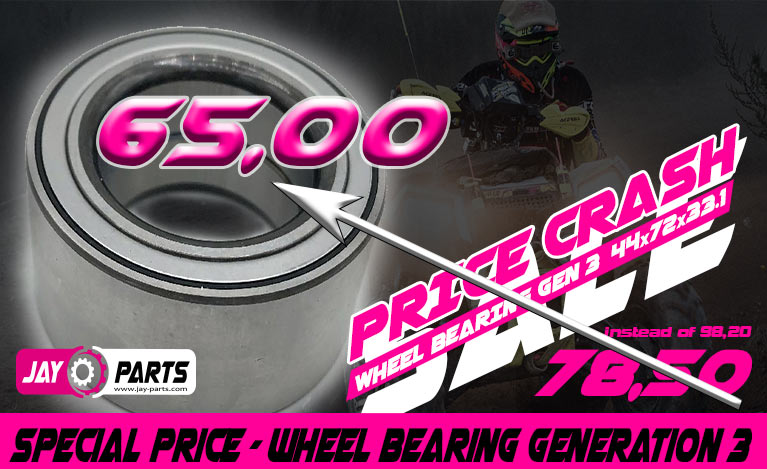 Special discount at Jay Parts for Polairs wheel bearing Generation 3