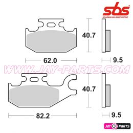 SBS Brake Pad 754SI - Offroad Sinter