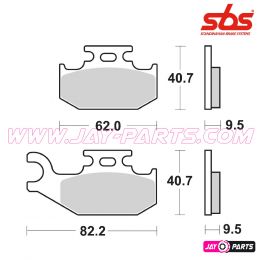 SBS Bremsbelag 767SI - Can Am