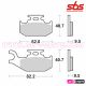 SBS Brake Pad 767SI - Can Am 