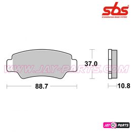 SBS 987SI- Brake Pad / CFMoto CForce, UForce, ZForce models - Rear