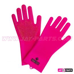 Muc-Off Deep Scrubber Gloves Pink